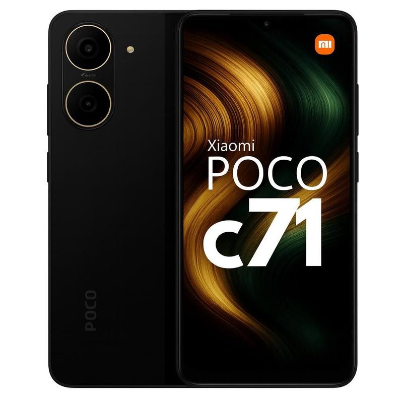 Smartphone Xiaomi POCO C71, 64GB, 3GB RAM, Android 14, Câmera 50MP